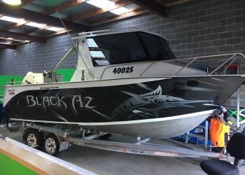 Custom boat graphics
